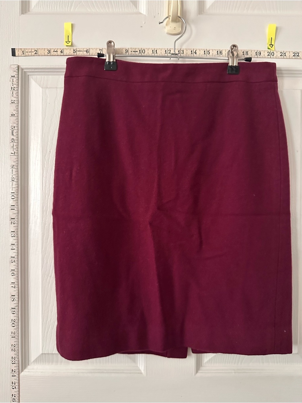 J. Crew Berry Pencil Skirt